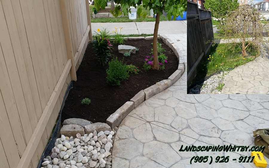 Landscaping Stone Edge Flower Bed